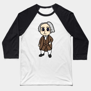 Chibi John Adams (Large Print) Baseball T-Shirt